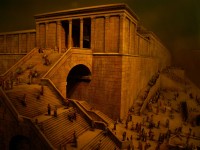 Muzeum dějin Jerusalema - model Šalamounova chrámu