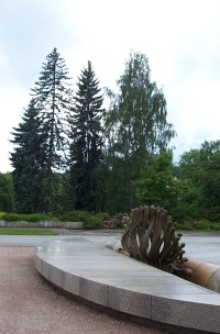 Nová fontána vedle kolonády