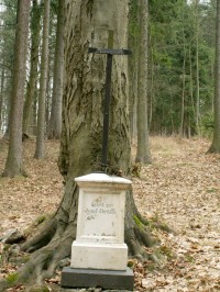 Starý křížek u cesty na Krakonoš