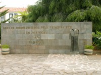 Památník prvního fotbal.zápasu na Madeiře