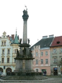 Sloup Nejsvětější Trojice z roku 1717