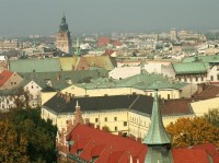 Panorama krakowských střech