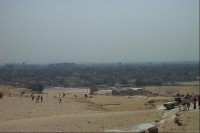 Giza v pohledu od pyramid