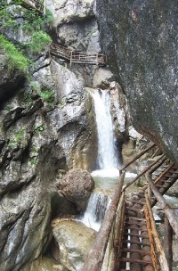 Soutěska se žebříkem