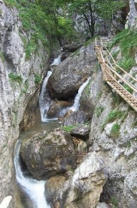 Soutěska se žebříky
