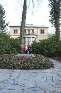 Vila Wahnfried s hrobem R.Wagnera a jeho ženy