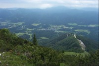 Pohled do údolí na Mitterbach