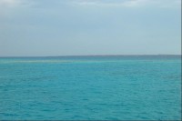 Moře u ostrova - nádherná barva