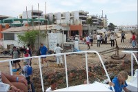 Přístavní chaos a nepořádek