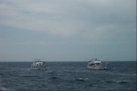 Výletní lodi na širém moři