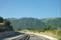 Dálnice u Gran Sassa