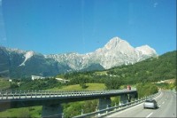 Dálniční mosty u Gran Sassa