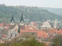 Město z hradu Willibaldsburg