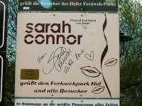 Deska zpěvačky Sarah Connor