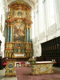 Oltář kostela sv.Jiří