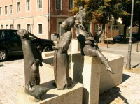 Marktbrunnen - hudebníci