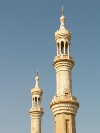 Detail minaretů