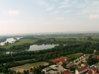 Výhled k Regensburgu
