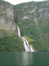 Geirangerfjord: vodopád Nápadník