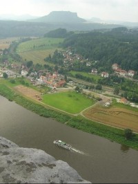 Bastei: pohled na Lilienstein