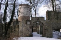 Brána do hradu - zima