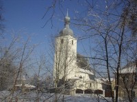 Kostel sv.Valentina: Kostel sv.Valentina v zimě