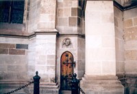 Chrám sv.Alžbety vchod do hrobky Rákoczyho