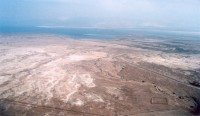 pohľad z Massady na Mŕtve more