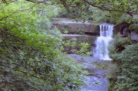Wales,NP Brecon Beacons,vodopád na řece Glyn-nead