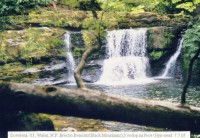 Wales,NP Brecon Beacons-Black Moutains,3.vodopád na Glyn-nead