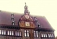 Detail orloje, Tübingen
