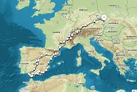 7600km Francie,Andorra,Španělsko,Gibraltar RETRO 97,  1díl