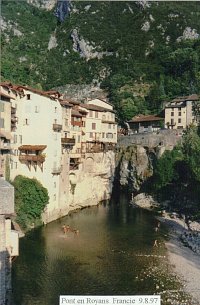 Městečko Pont en Royans