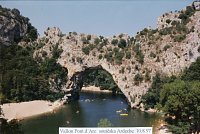 Vallon Pont dÁrc, kaňon Ardéche