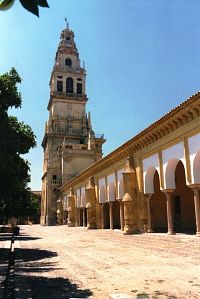 Córdoba,mešita-katedrála,nádvoří