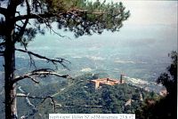 Nepřístupný klášter SZ od Montserratu, Španělsko