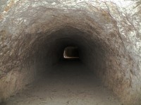 První pěší tunel Verdonu