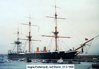 Bitevní paroplachetní loď Warior, Portsmouth