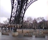 Paříž, Eifelovka, z videa ´98