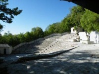 Řecko, amfiteátr v Monodendri