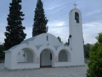 Řecko, kostel v Isthmii