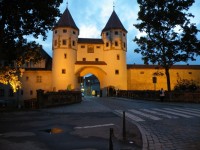 Německo, Amberg, Městská brána