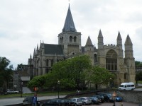 Anglie, Rochester, Katedrála z boku