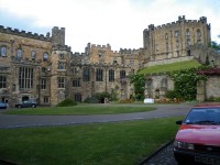 Anglie, Durham, hrad-nádvoří