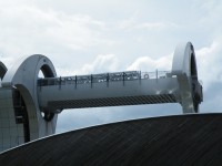 Skotsko, Falkirk Wheel, rotační výtah na lodě