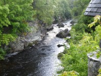 Skotsko, Ballater, řeka Dee v NP Cairngorms