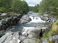 Skotsko, vysočina West Highlands, river Affric
