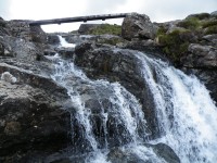 Skotsko, ostrov Skye, vodopád v Glen Sligachan