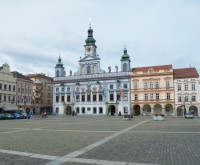 České Budějovice Náměstí s radnicí