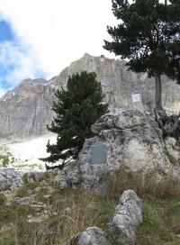 Passo Falzarego,památka na I.sv.válku